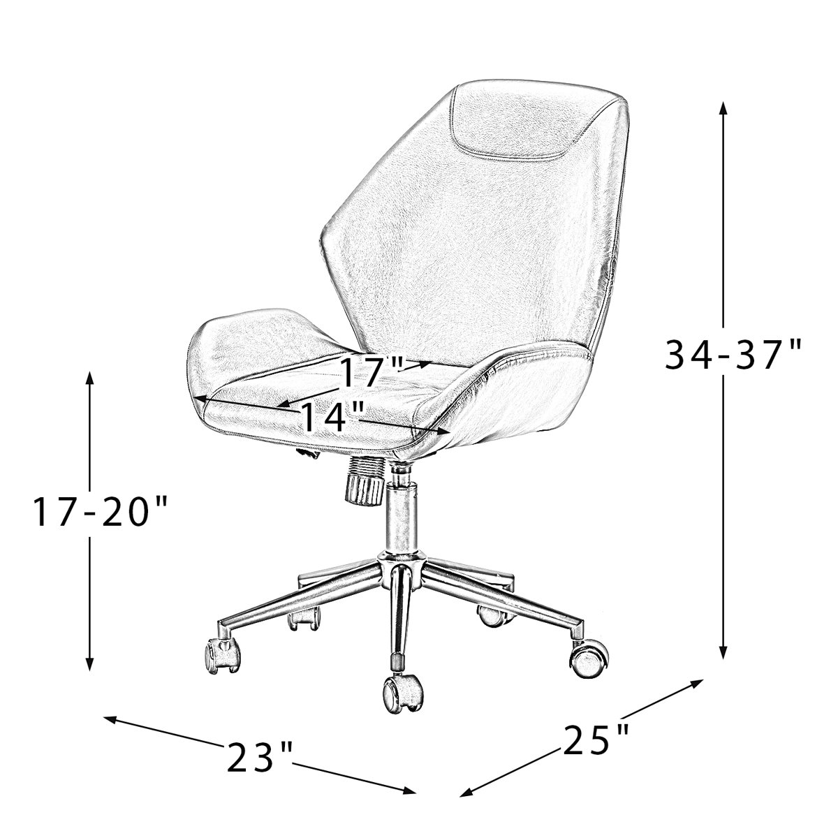 Steelside™ Spritz Task Chair & Reviews Wayfair